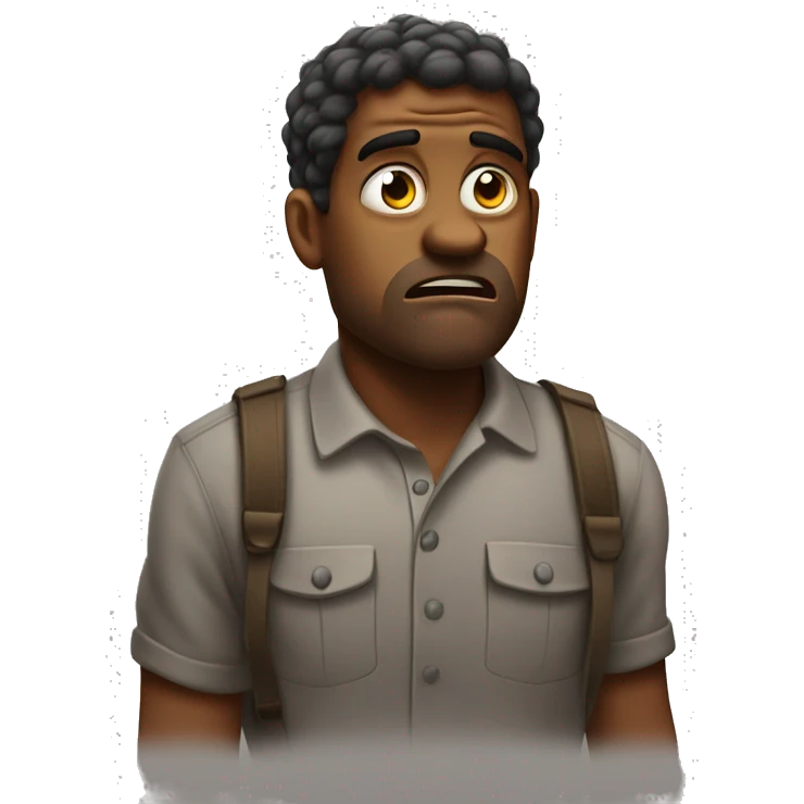 Offended and disbelief  emoji