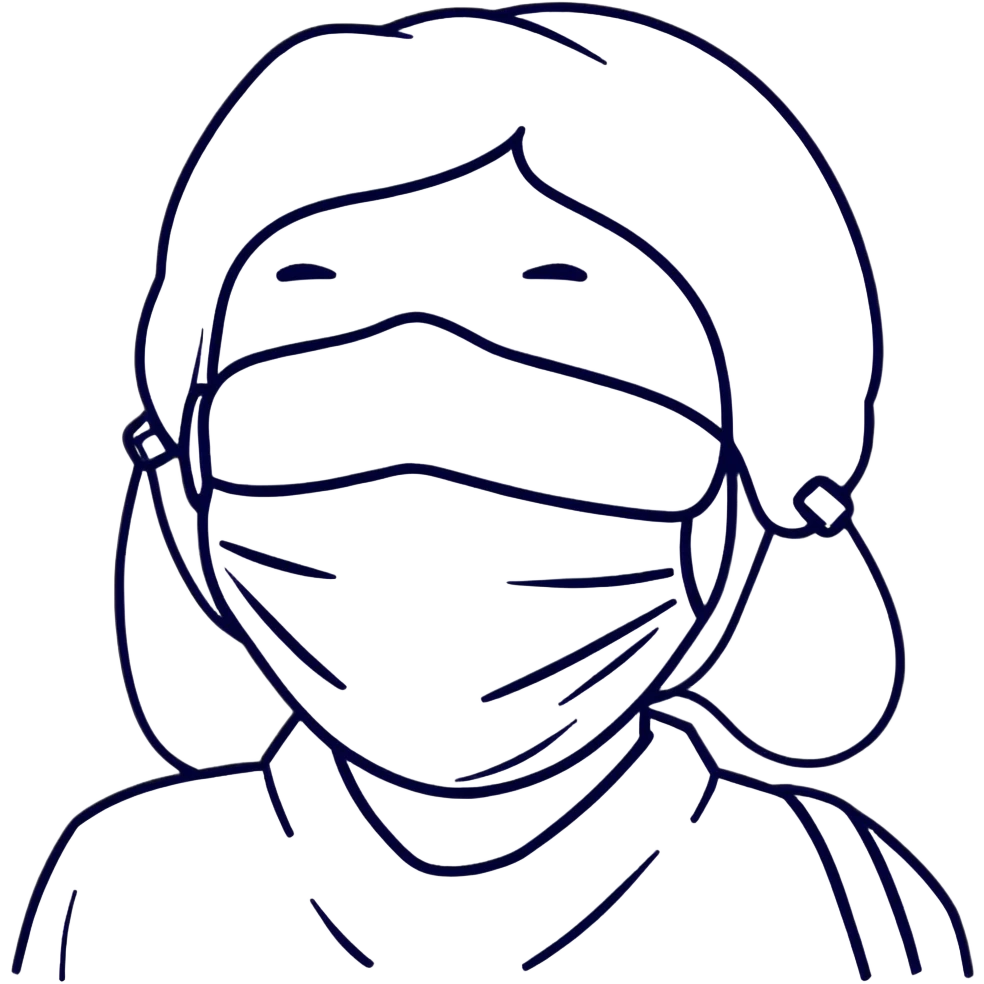 Self-care, person relaxing with face mask emoji