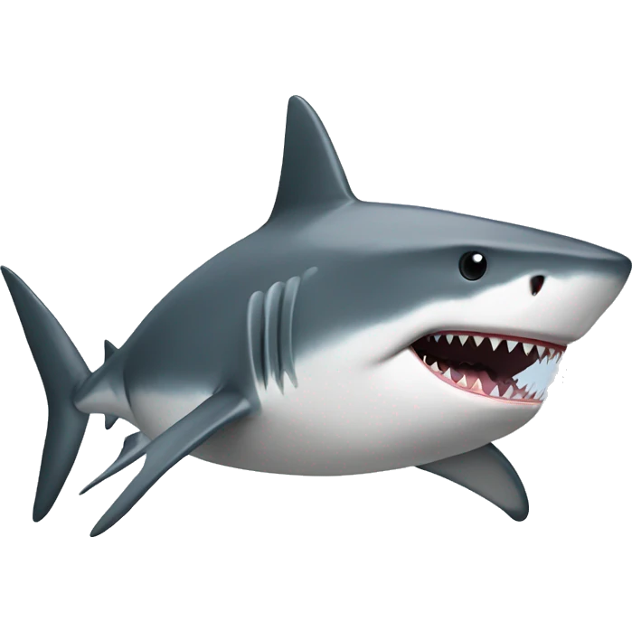 Shark mixed with duck emoji