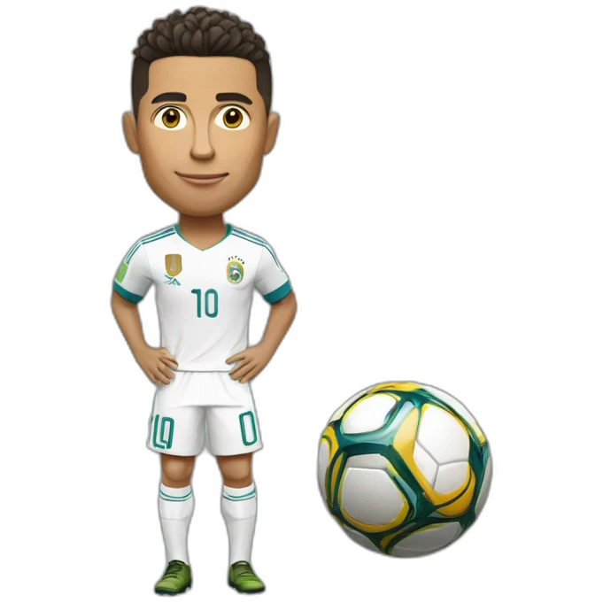 Ronaldo a la Coupe Du Monde emoji