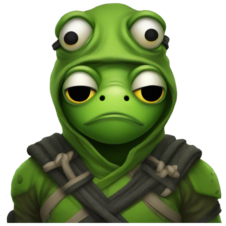 Frog ninja emoji