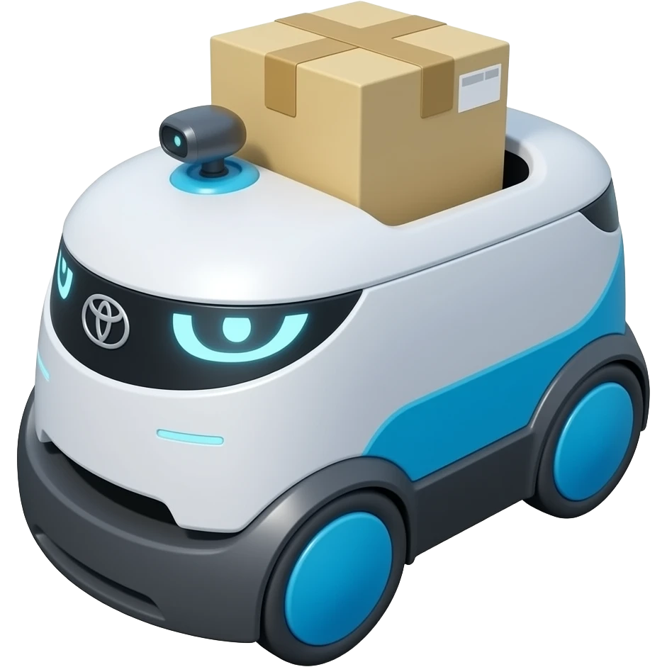 toyota delivery robot emoji