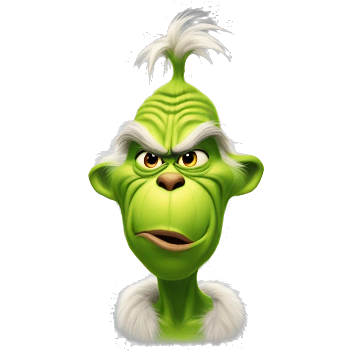 The grinch emoji