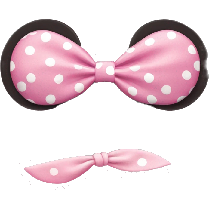 Disney parks Minnie Mouse ears pink and girly emoji