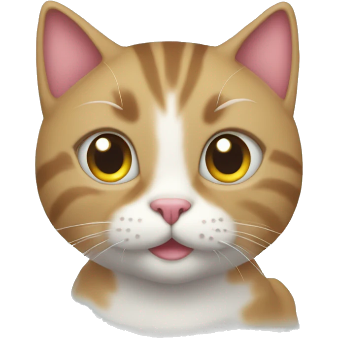 Cat with love hearts  emoji