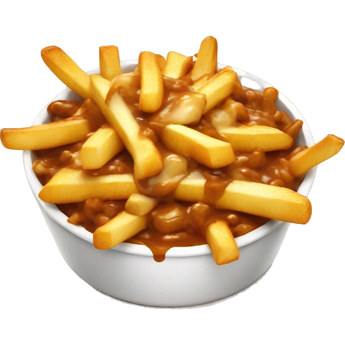 Poutine qui mange du poutine emoji