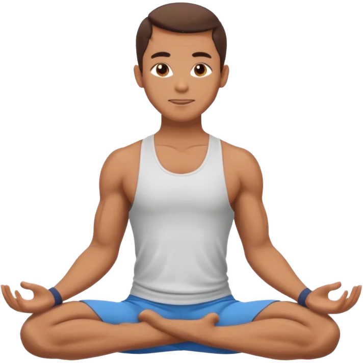 Yoga Practitioner man  emoji