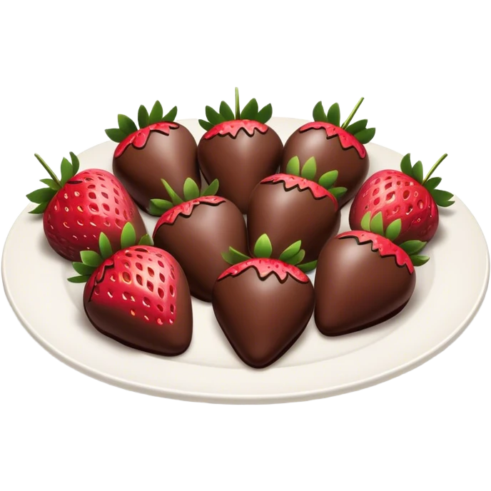 chocolate covered strawberries emoji