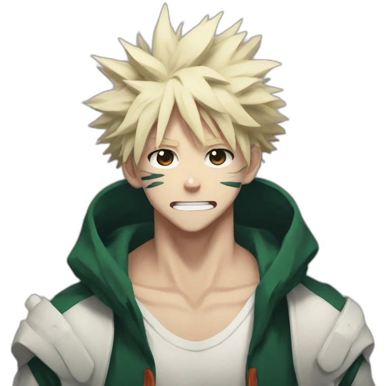 Bakugo my hero academia no smile emoji