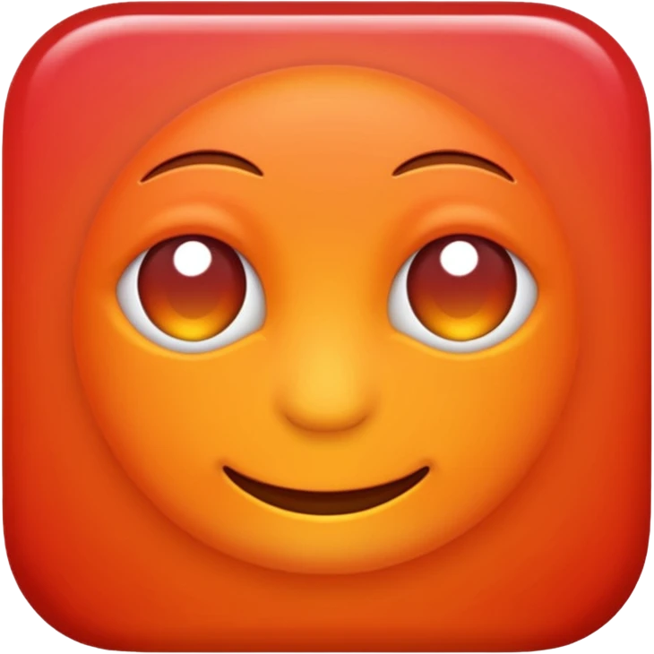 red orange 🔗  emoji