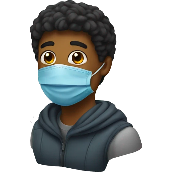 taking off mask emoji