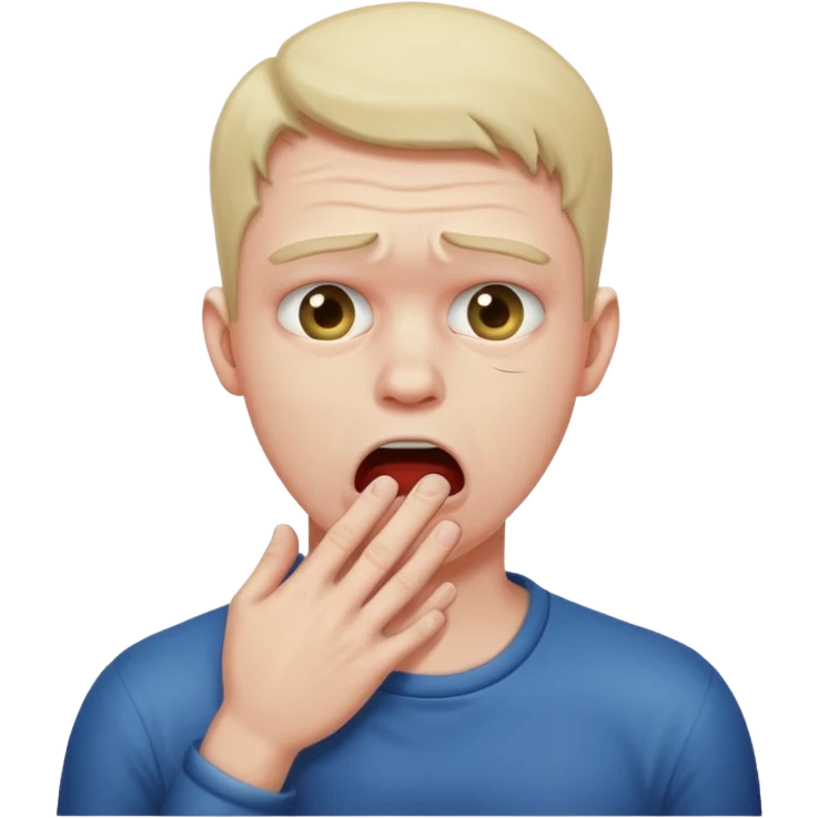 guy chocking himself emoji