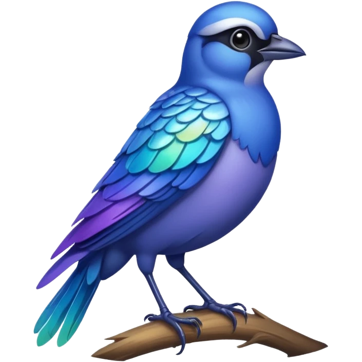 blue lark emoji