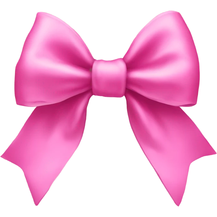 Pink bow  emoji