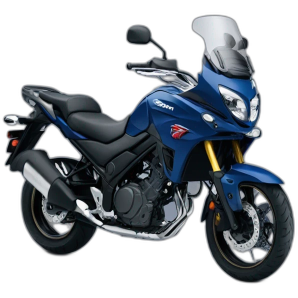 Suzuki vstrom dark blue emoji