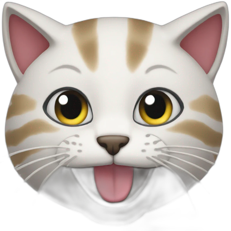 crazy cat emoji