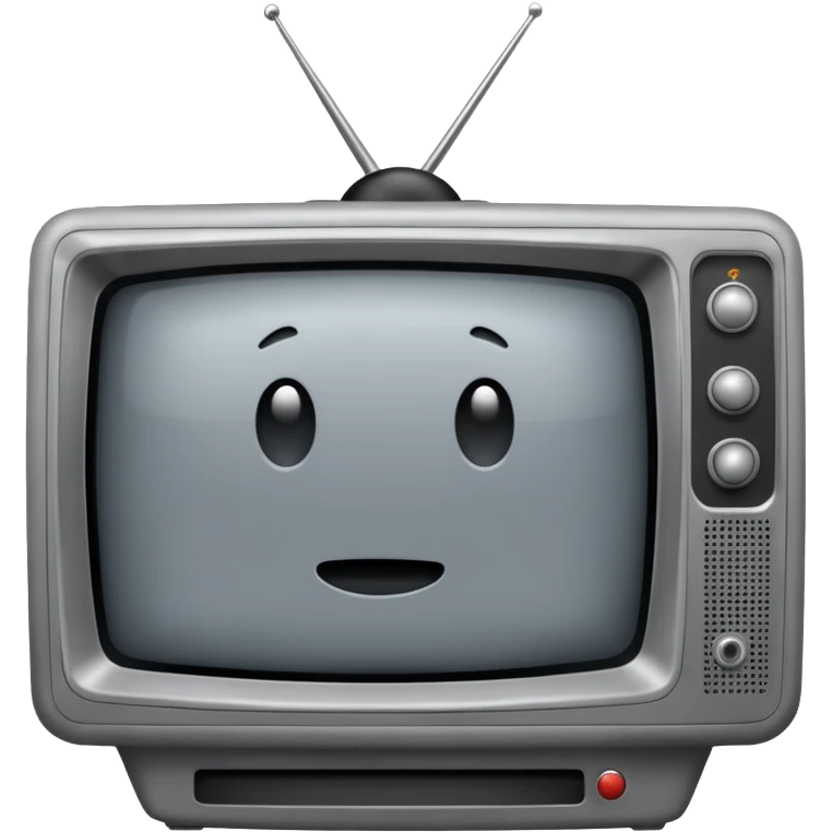 tv with satic on it emoji