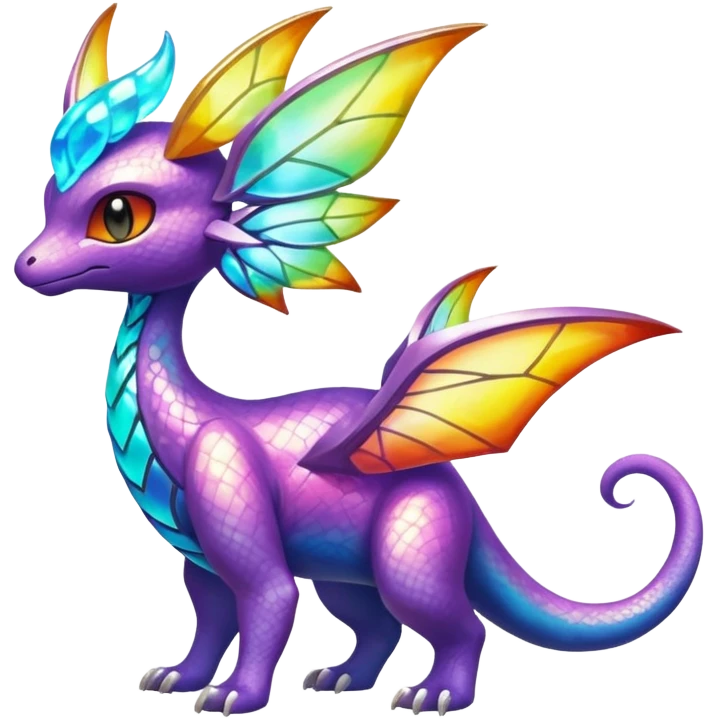 Elemental magical colorful exotic Pokémon-Fakémon-creature emoji