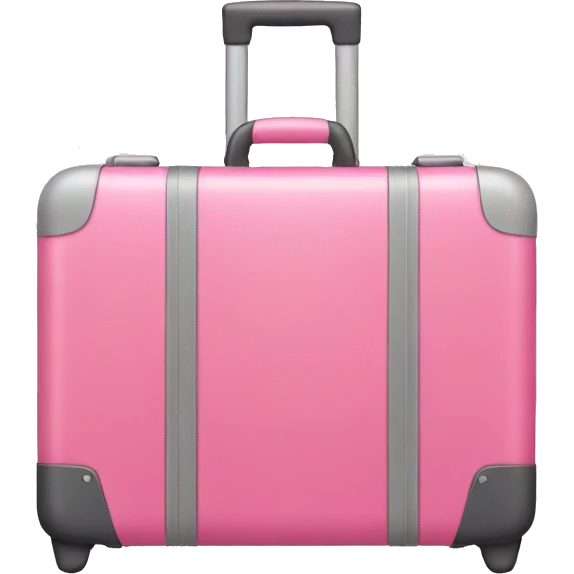 Pink luggage emoji