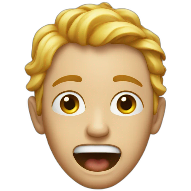 Spitting emoji