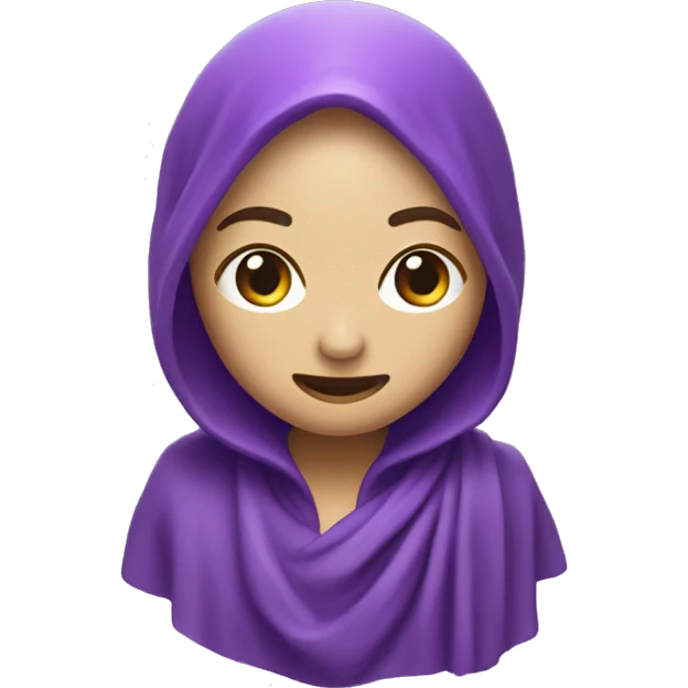 Sang ou l'eau qui tombe en violet emoji