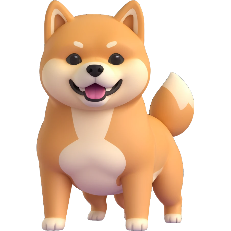 shiba inu muscular emoji