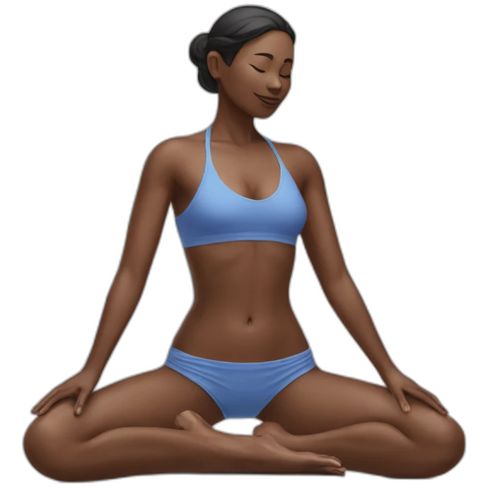bikini-woman-bhujangasana emoji