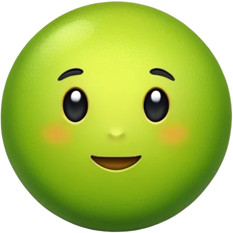 black lime emoji