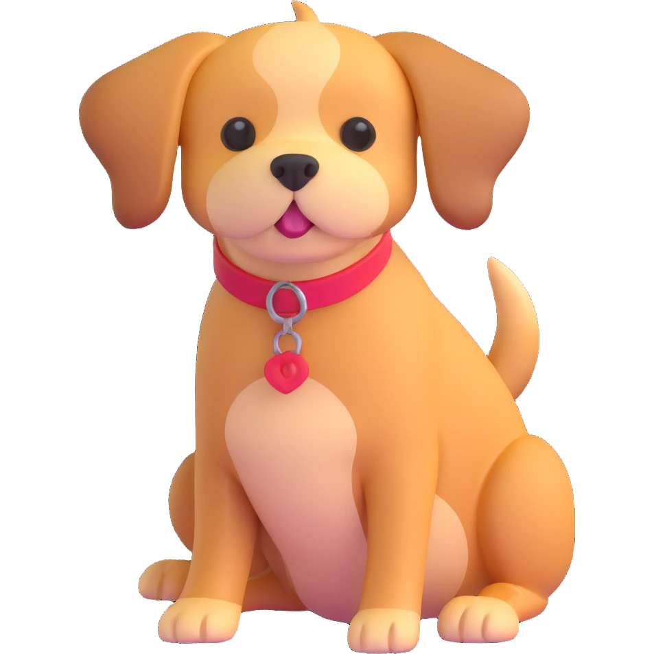 a dog emoji