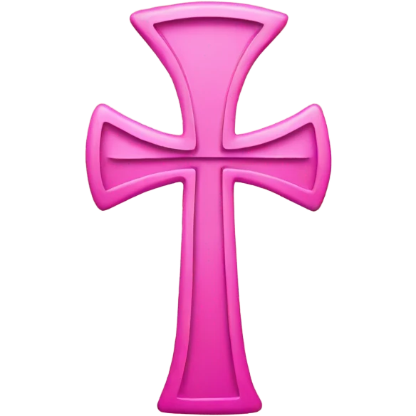 Pink ankh Egyptian symbol  emoji