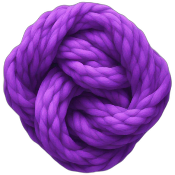 purple knot emoji