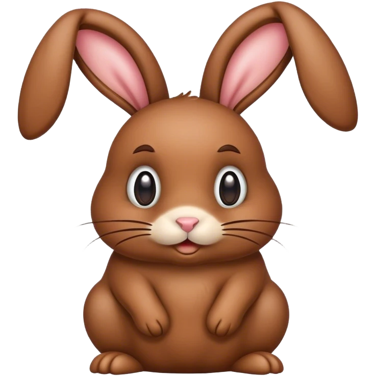 Poop bunny emoji