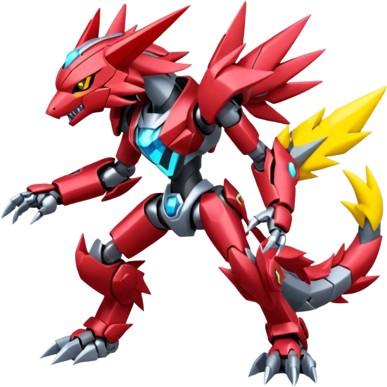 Zeraora-Zoroark-medabot-Mecha full body emoji