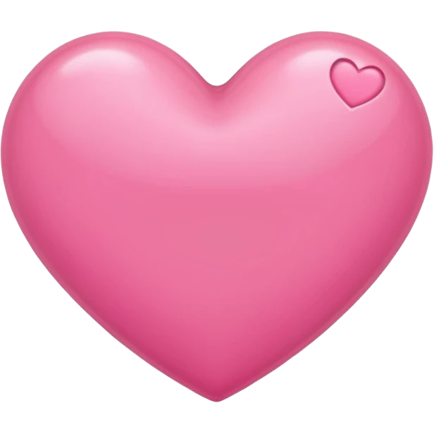 Pink heart emoji