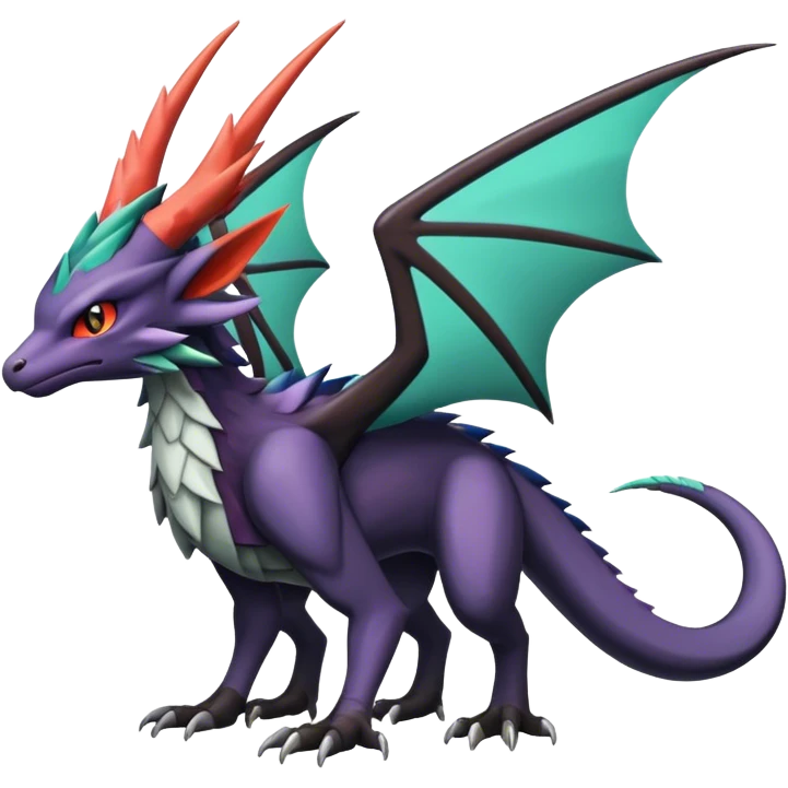 Noivern-Nargacuga-hybrid full body emoji