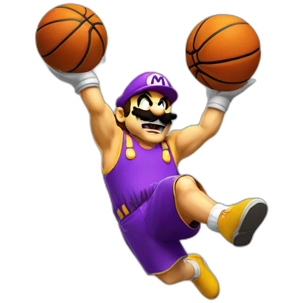Wario qui dunk emoji