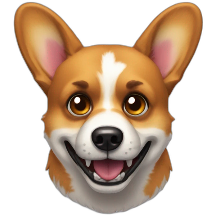 Corgi zombie emoji