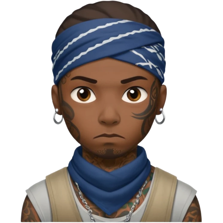 A gang member  emoji