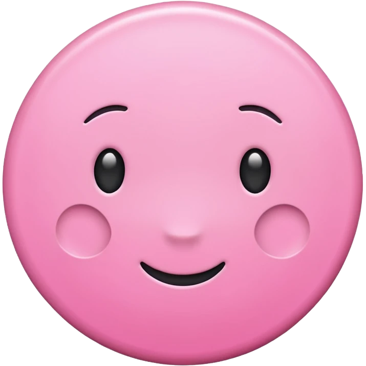 Pink circle emoji