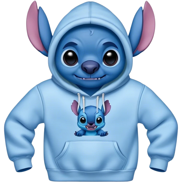 Stitch with a means family hoodie emoji