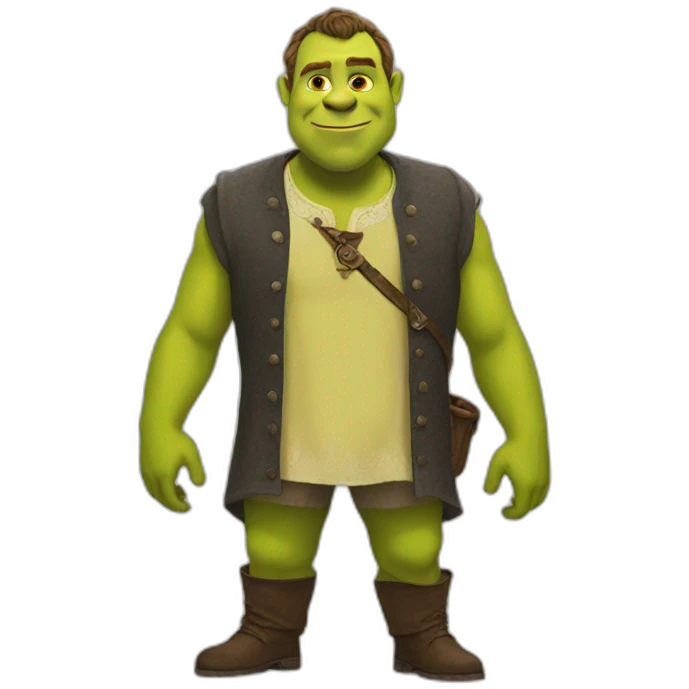 Macron en Shrek emoji