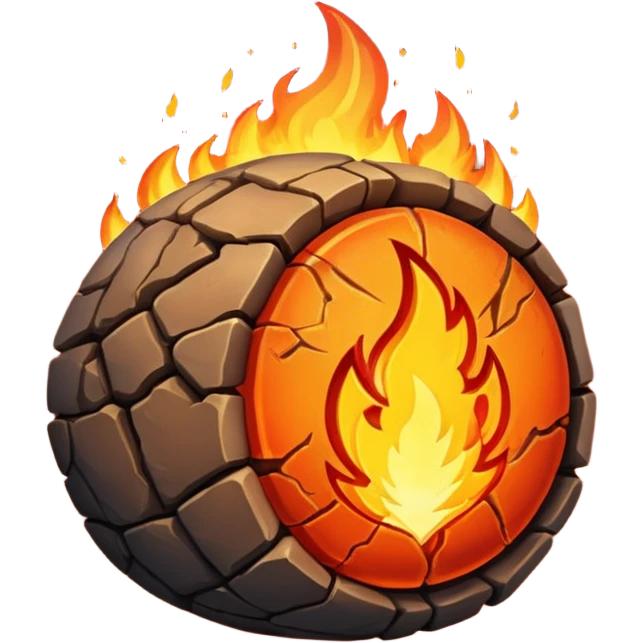 fire stone artefact emoji