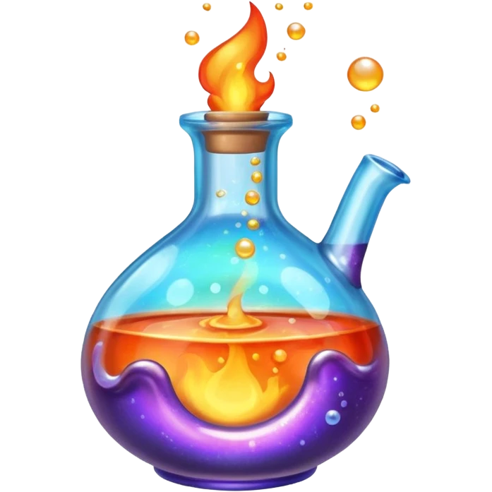 magic potion fire bottle emoji
