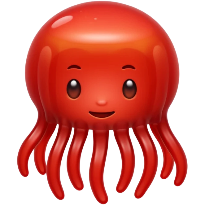 One red Jelly emoji