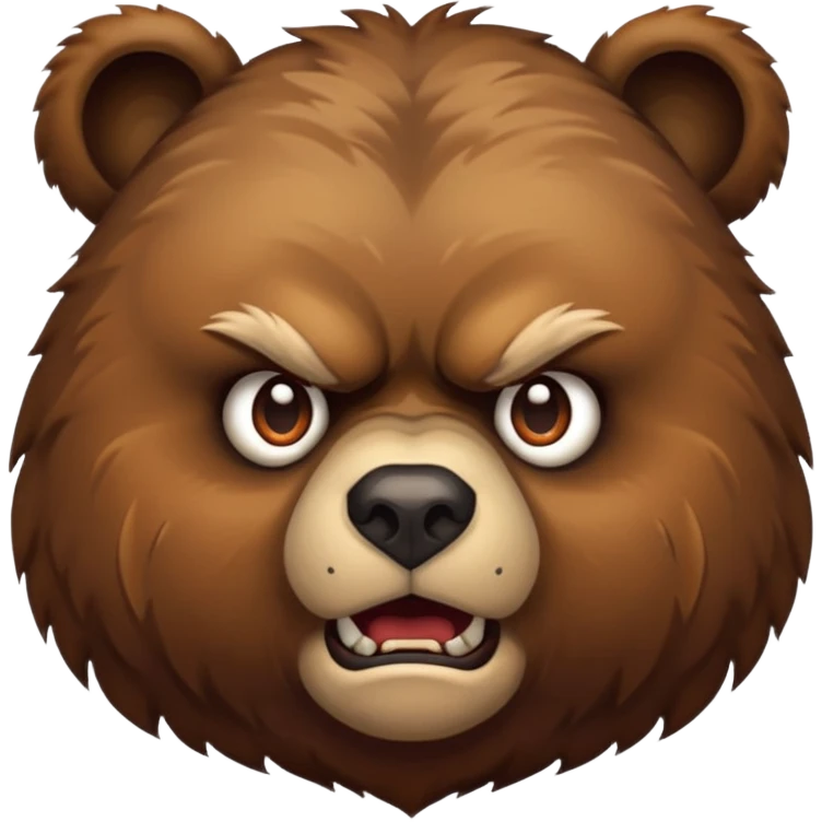 bear animal face emoji