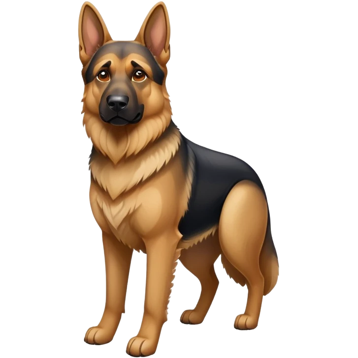 German shepherd emoji