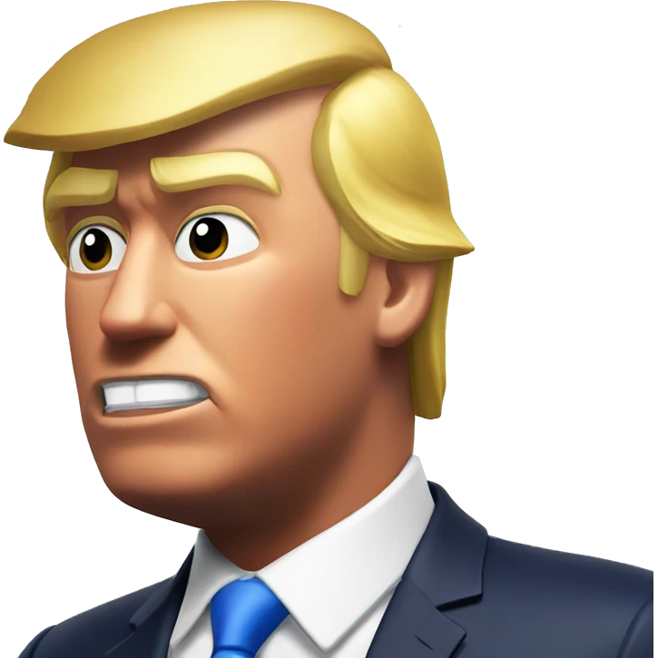 Donald trump in fortnite background emoji