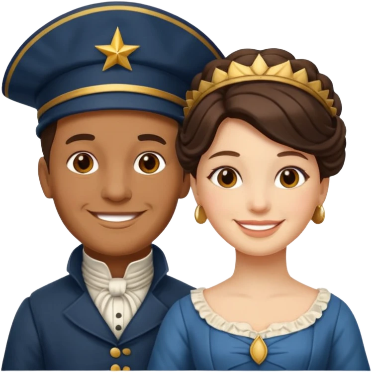 Liberty and Franklin  emoji