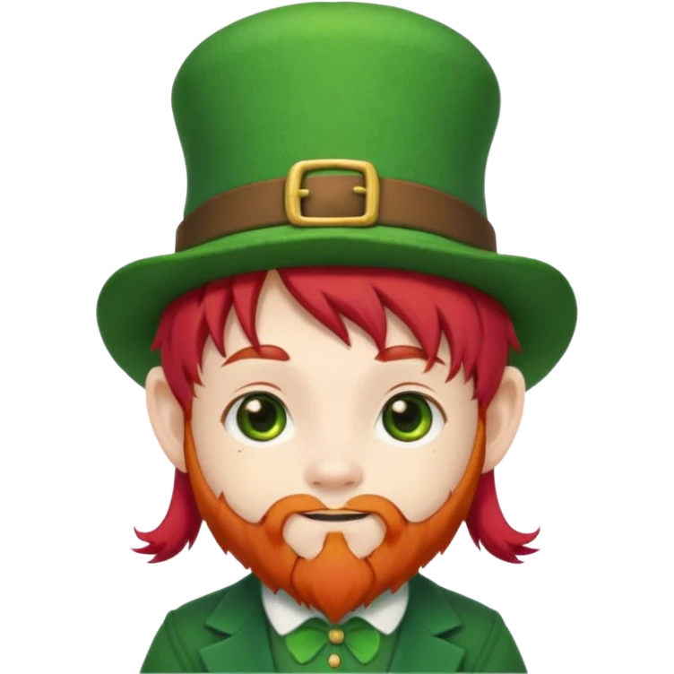 cute kawaii leprechaun emoji