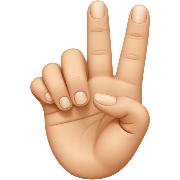 Curved index finger emoji